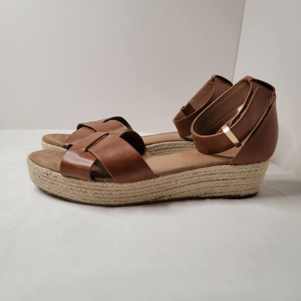 Michael Shannon Sylvie Espadrilles Platform Ankle Strap Wedges Sandals size 9.5 - Picture 6 of 11